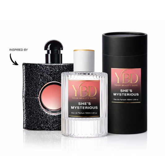 Your Beauty Dupe She's Mysterious Perfume — Inspired by Black Opium Yves Saint Laurent