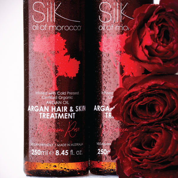 Silk Oil of Morocco - Moroccan Rose Argan Hair & Skin Treatment Serum