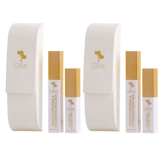 Argan Hydrating & Volumizing Fibre Lash Mascara Kit - Value Pack