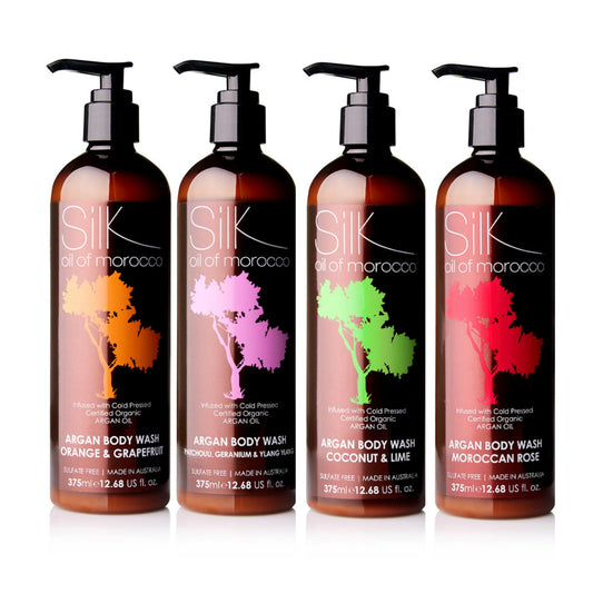 Exotic Essence Argan Oil Body Wash Collection