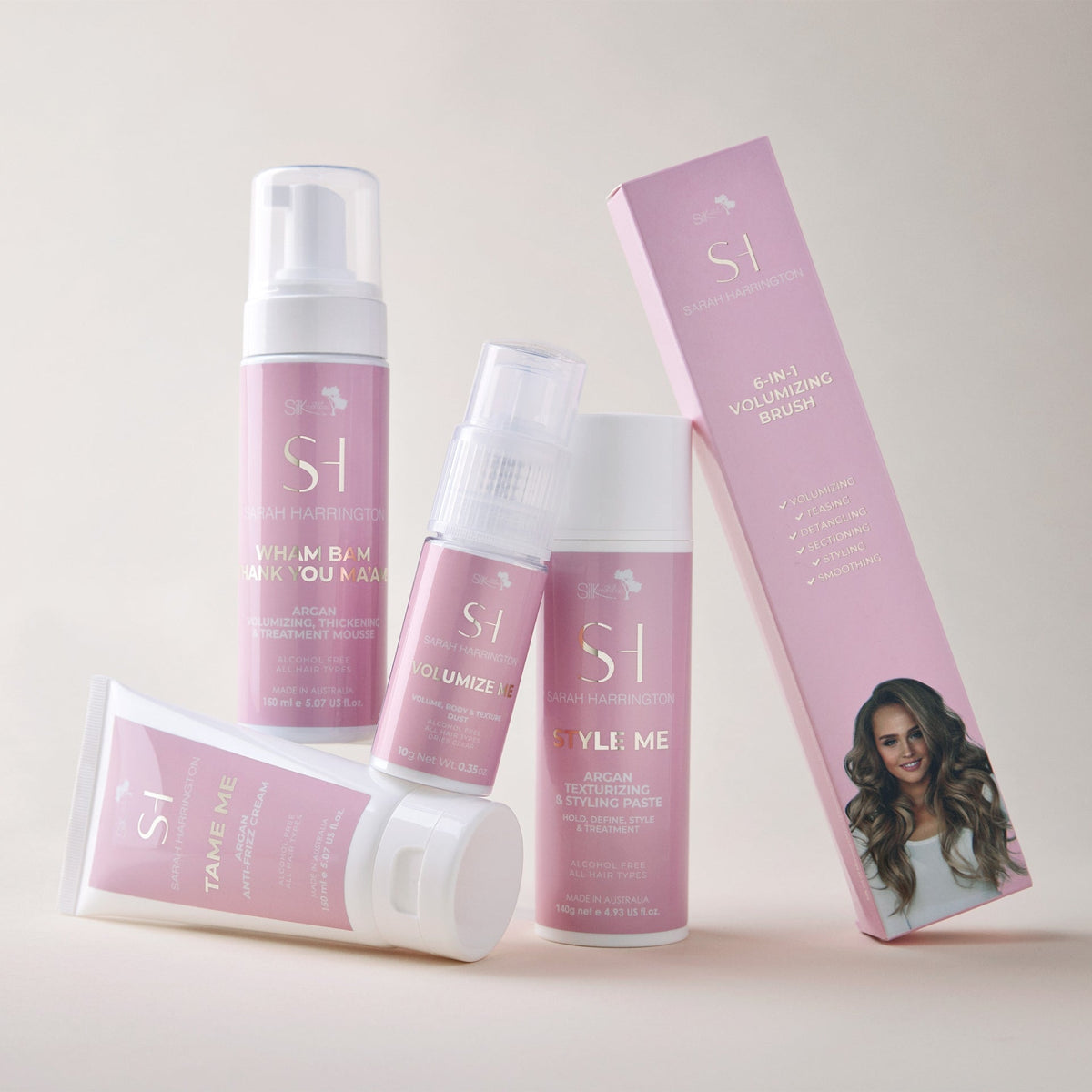 Sarah Harrington - 6 in 1 Teasing & Volumizing Brush