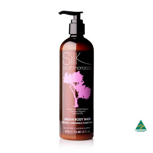 Patchouli, Geranium & Ylang Ylang Argan Body Wash