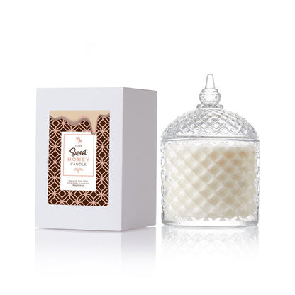 Silk Oil of Morocco - Luxe Sweet Honey Natural Soy Candle