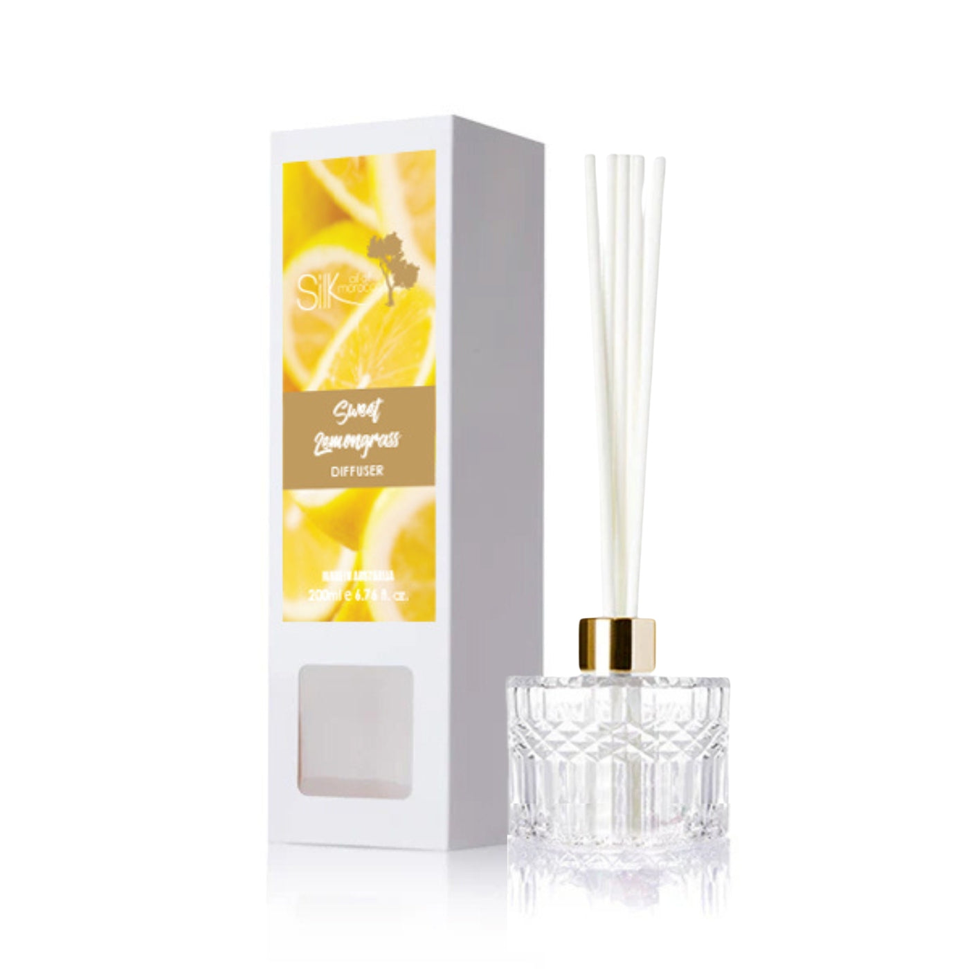Silk Oil of Morocco - Sweet Lemongrass Amber Reed Diffuser