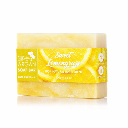 Silk Oil of Morocco -Sweet Lemongrass Argan Soap Bar