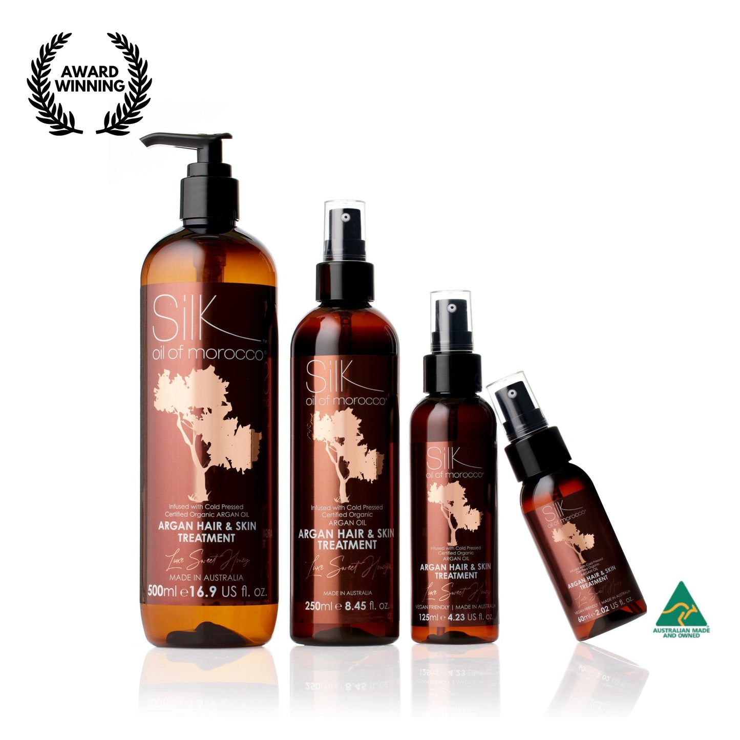 Silk Oil of Morocco - Sweet Honey Argan Hair & Skin Treatment
