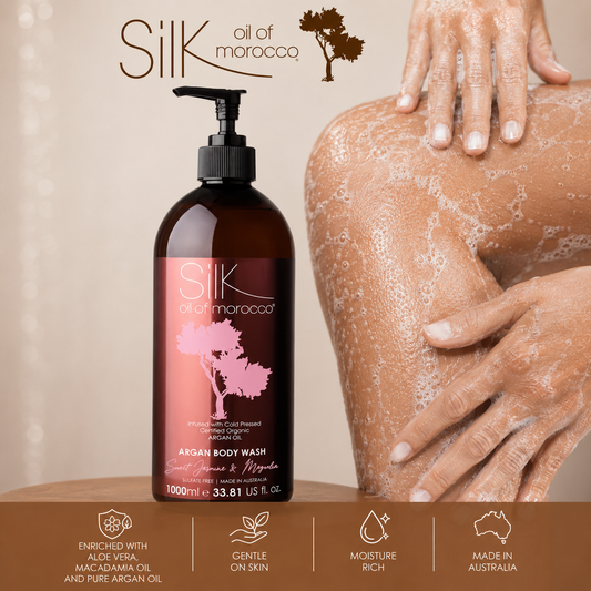 Monthly Deal- Sweet Jasmine & Magnolia Argan Body Wash 1000ml