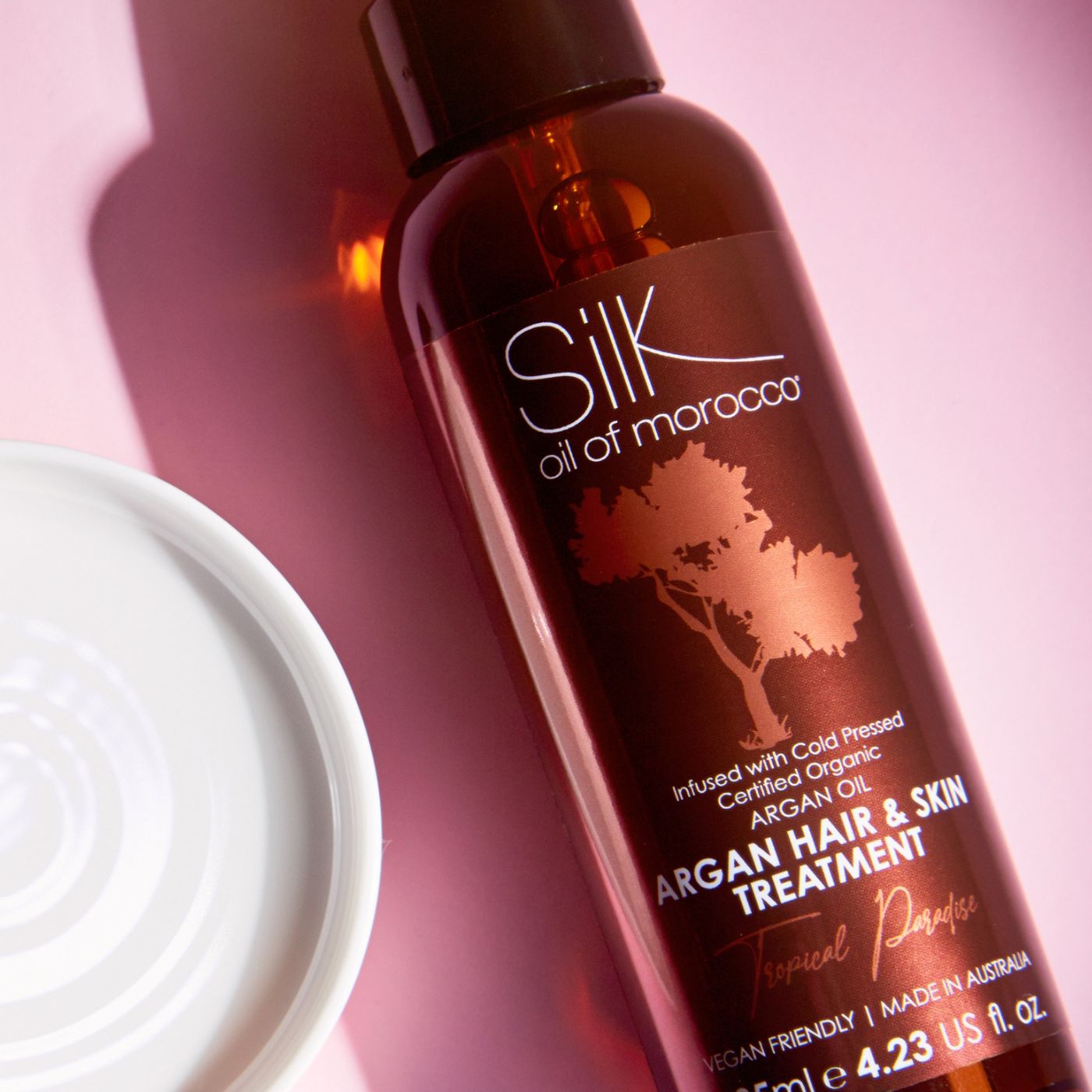 Silk Oil of Morocco - Tropical Paradise Argan Hair & Skin Treatment Serum