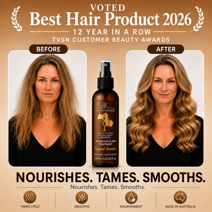 Silk Oil of Morocco - Tropical Paradise Argan Hair & Skin Treatment Serum