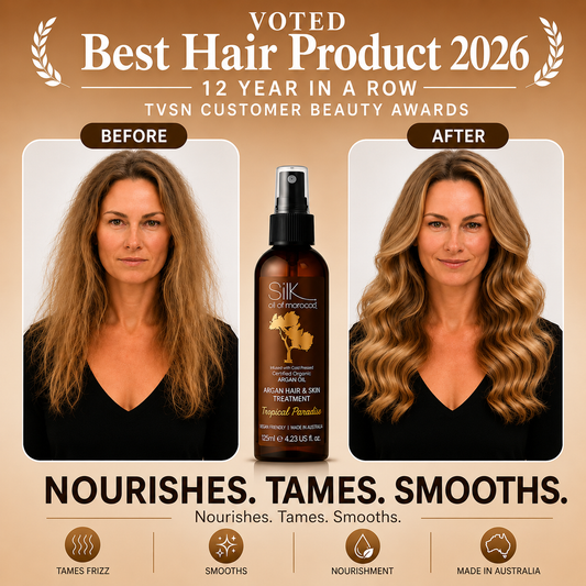 Silk Oil of Morocco - Tropical Paradise Argan Hair & Skin Treatment Serum