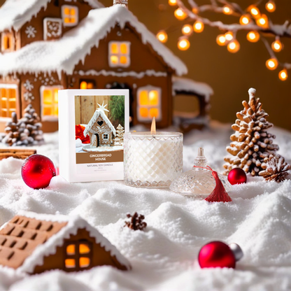 Gingerbread House Candle