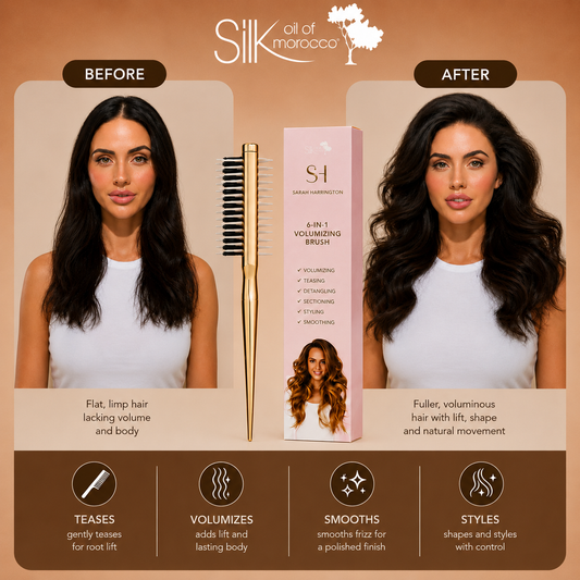 Sarah Harrington - 6 in 1 Teasing & Volumizing Brush