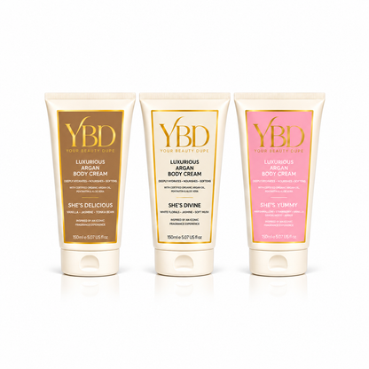 YBD x Silk Oil of Morocco - THE YBD DREAM CREAM TRIO