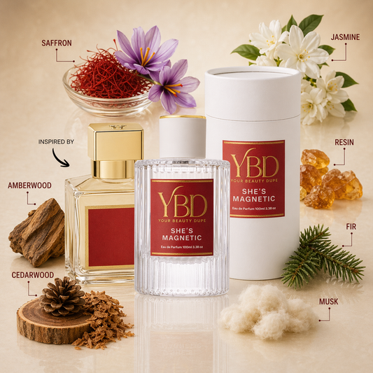 Your Beauty Dupe She’s Magnetic Perfume — Inspired by Baccarat Rouge 540 MFK’s