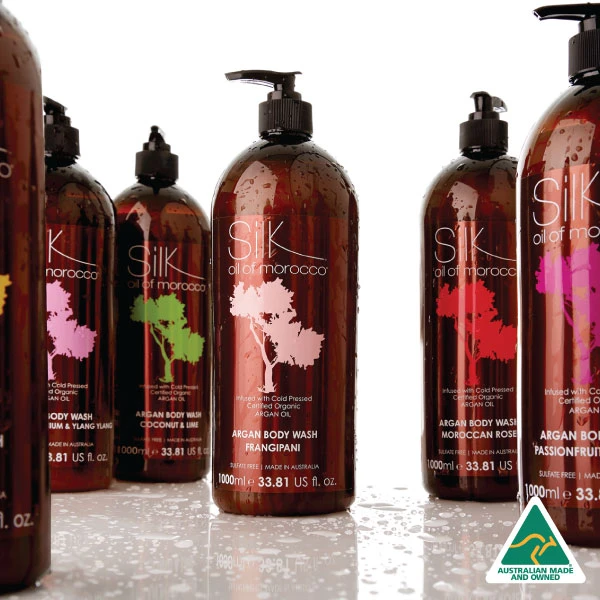 Silk Oil of Morocco - Patchouli, Geranium & Ylang Ylang Argan Body Wash