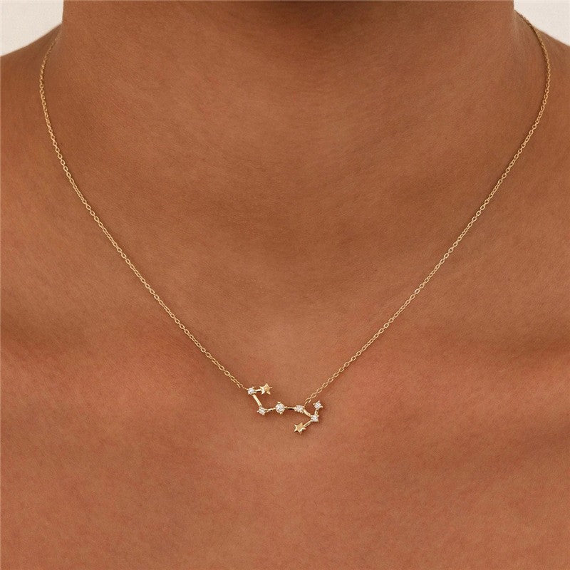Silk Oil of Morocco - Zodiac Constellation Necklace